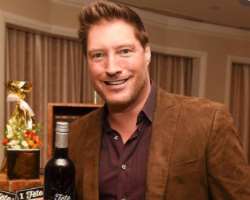 Sean Kanan consuming alcohol